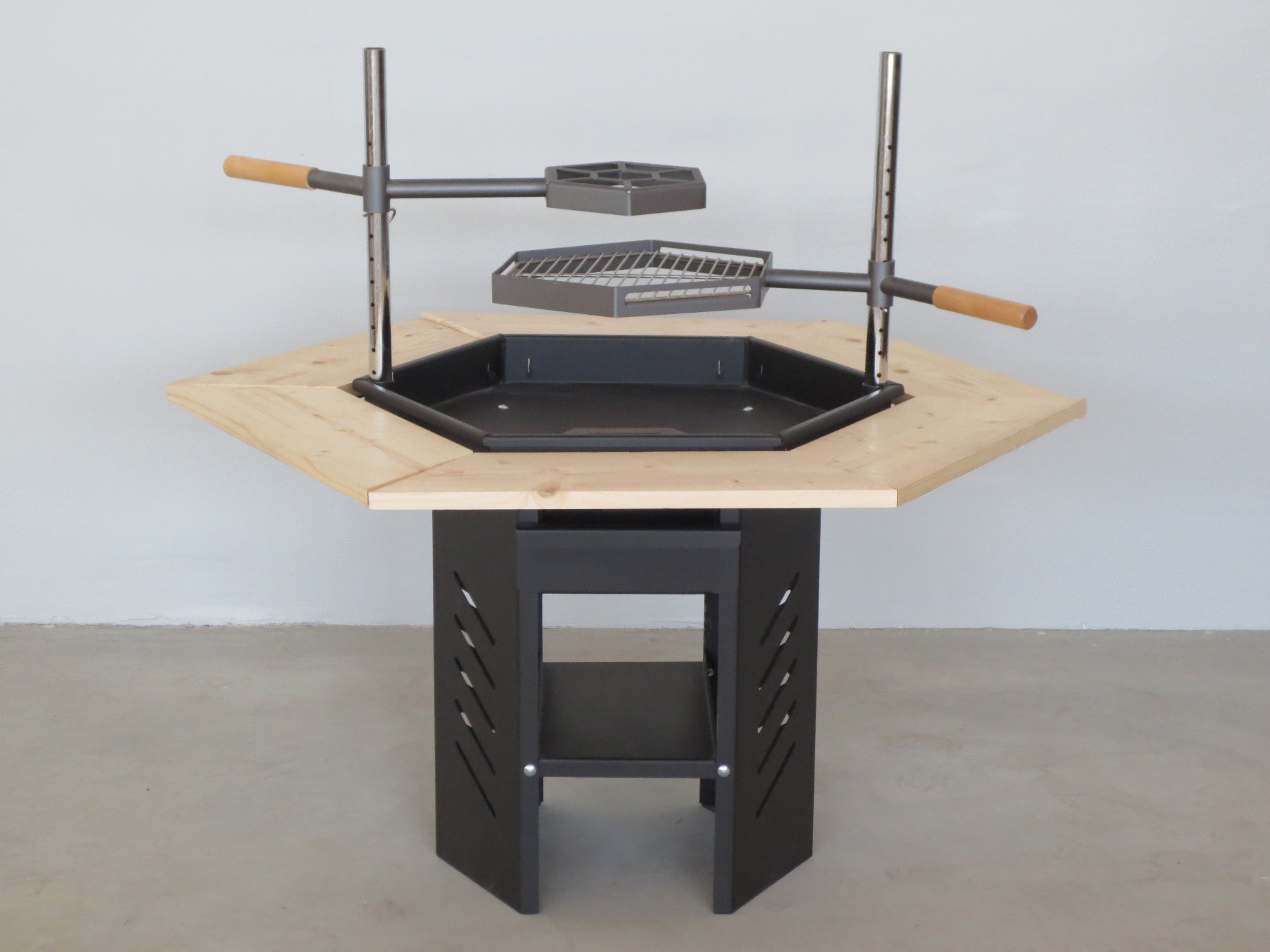 Professional BBQ Grill 6 Corner - Image 2