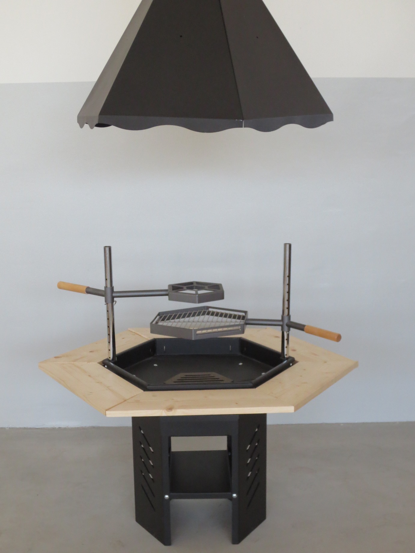 Professional BBQ Grill 6 Corner - Image 4